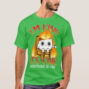 Marshmallow Im Fine Meme Outr Men Kids Women Campi T-Shirt