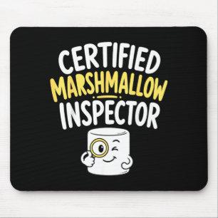 Marshmallow lover mouse pad
