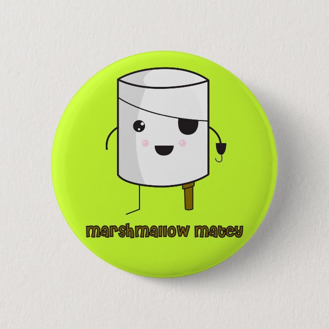 Marshmallow Matey Button (Front)