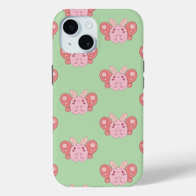 Marshmallow Moth Case-Mate iPhone Case (Back)