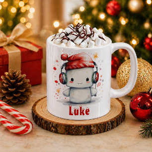 Marshmallow Mug de vacances personnalisées