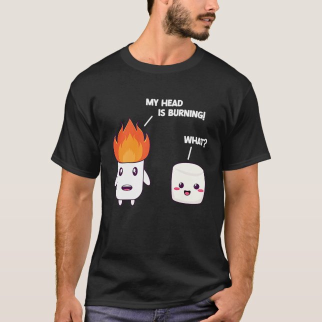 Marshmallow Roaster Smore Camping Smore Station Ca T-Shirt (Front)