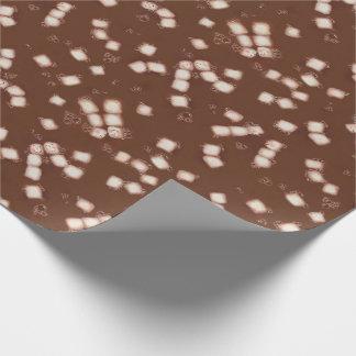 Marshmallow Snowmen wrapping paper