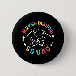 Marshmallow Squad Family Camping 2 Inch Round Button
