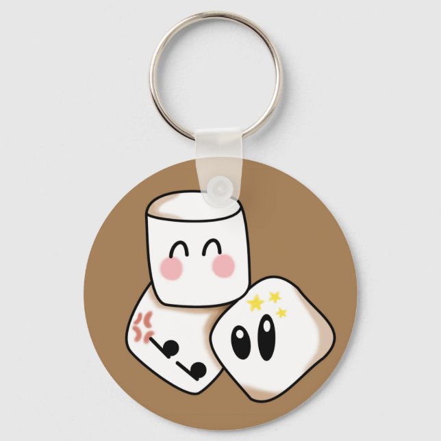 Marshmallows Keychain (Front)