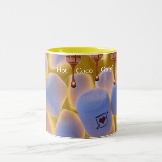 Marshmellows & Coco Two-Tone Coffee Mug (Center)