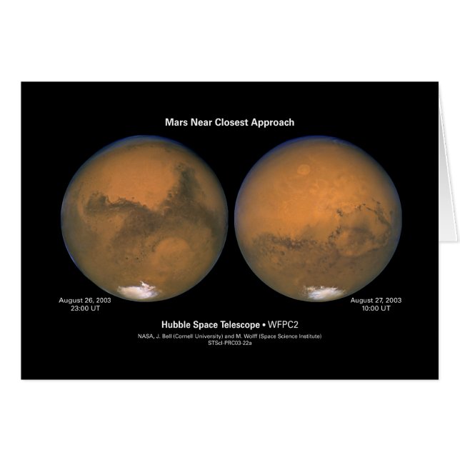 MarsNearClosestApproach-2003-22a (Front Horizontal)