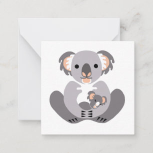 Marsupial - Cuddly KOALA -Endangered Wildlife - Card