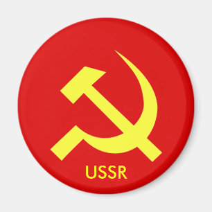 Marteau de l'URSS de Russe et aimant de faucille