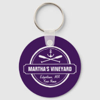 Martha’s Vineyard MA custom town nautical anchor