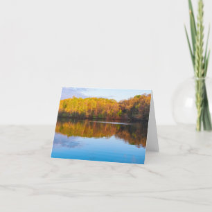 marthaler park pond and woodlands thank you card