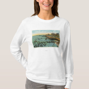 Martha's Vineyard, Aerial View of the Beach T-Shirt