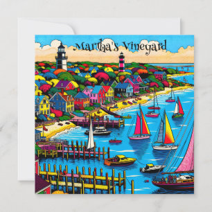 Martha's Vineyard   Colourful Abstract Art