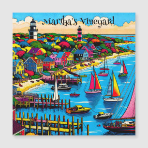 Martha's Vineyard   Colourful Abstract Art