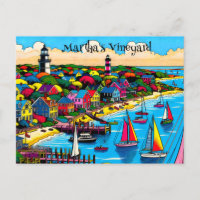 Martha's Vineyard | Colourful Abstract Art