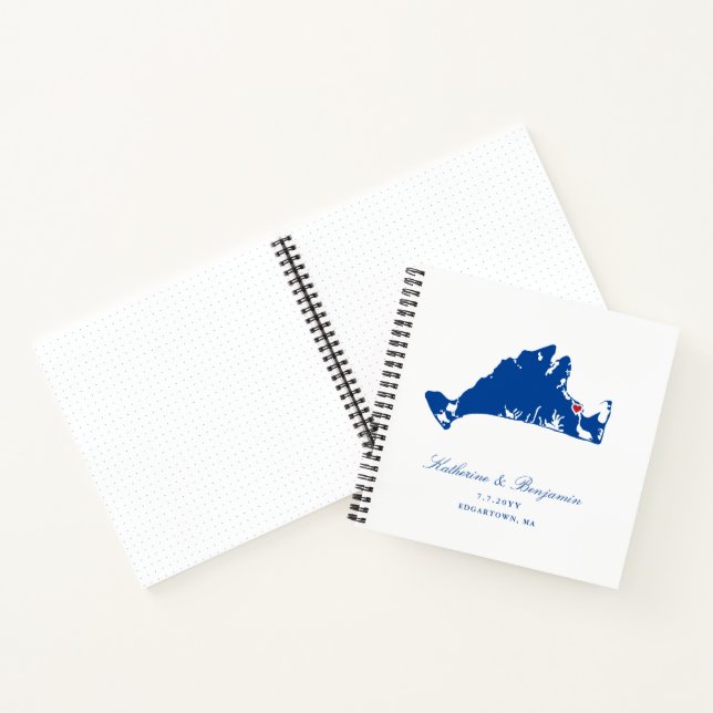 Martha's Vineyard Edgartown Wedding Planning Notebook (Inside)