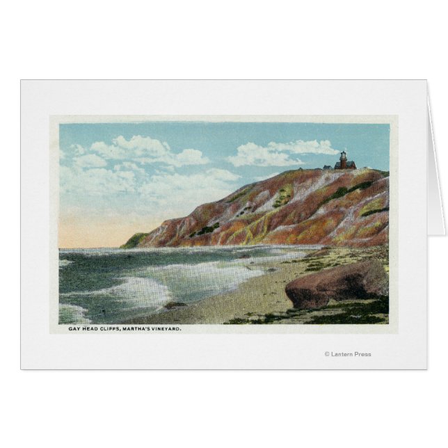 Martha's Vineyard, Gay Head Cliffs View (Front Horizontal)