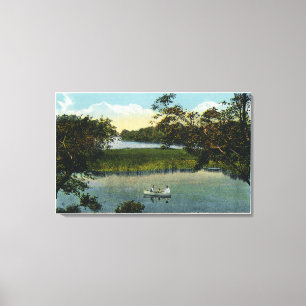 Martha's Vineyard, Lake Tashmoo Scene Canvas Print