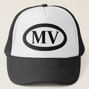 Martha's Vineyard, MA "MV" Trucker Hat