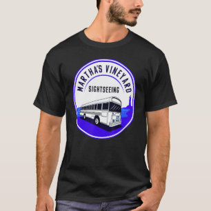 Martha's Vineyard MA  Sightseeing Bus Tour Men Wom T-Shirt