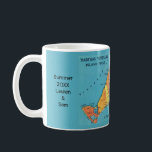 Martha's Vineyard  Map Mug<br><div class="desc">Terrific vintage map mug of Martha's Vineyard to personalize with your memory. Zazzle makes it easy!  Or,  if you prefer,  you can delete the custom message for a more generic mug.</div>