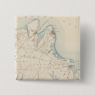 Martha's Vineyard, Massachusetts 2 Inch Square Button