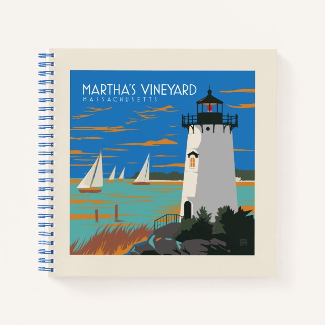 Martha's Vineyard, Massachusetts | Lighthouse Notebook (Front)
