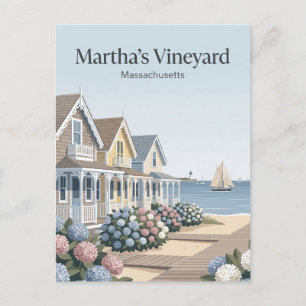 Martha's Vineyard, Massachusetts Postcard
