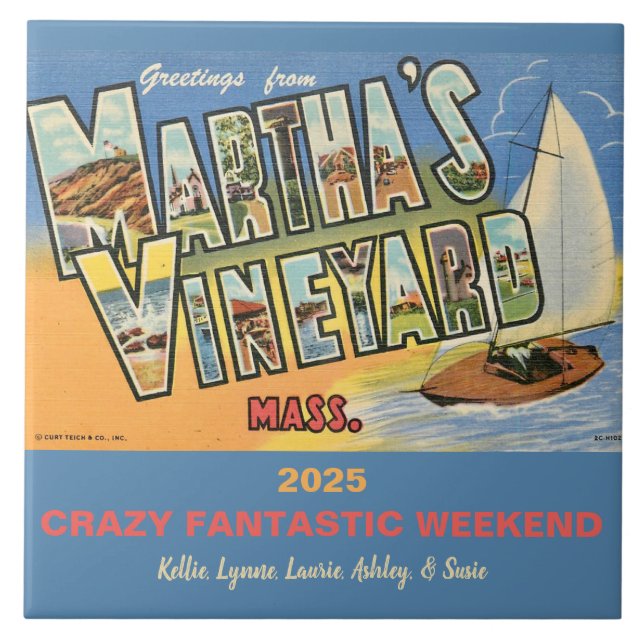 Martha's Vineyard Memory Tile (Front)