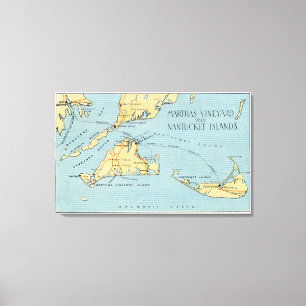 Martha's Vineyard & Nantucket Islands Canvas Print
