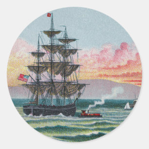 Martha's Vineyard Round Sticker