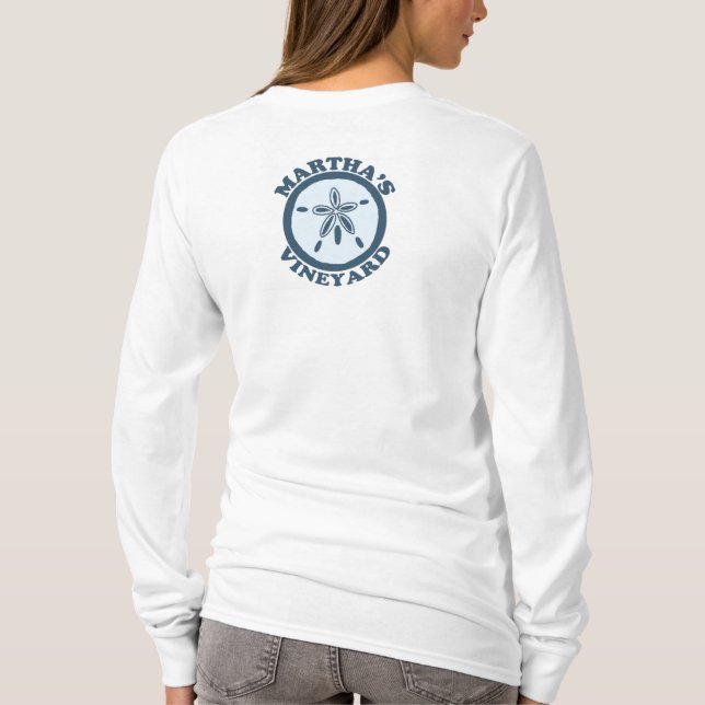 Martha's Vineyard "Sand Dollar" Design. T-Shirt (Back)