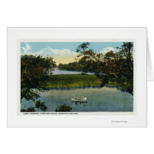 Martha's Vineyard, scène de Tashmoo de lac