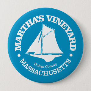 Martha's Vineyard (sloop) 4 Inch Round Button