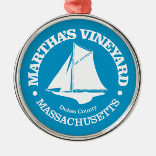 Martha's Vineyard (sloop) Metal Ornament