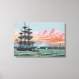 Martha's Vineyard Small Wrapped Canvas