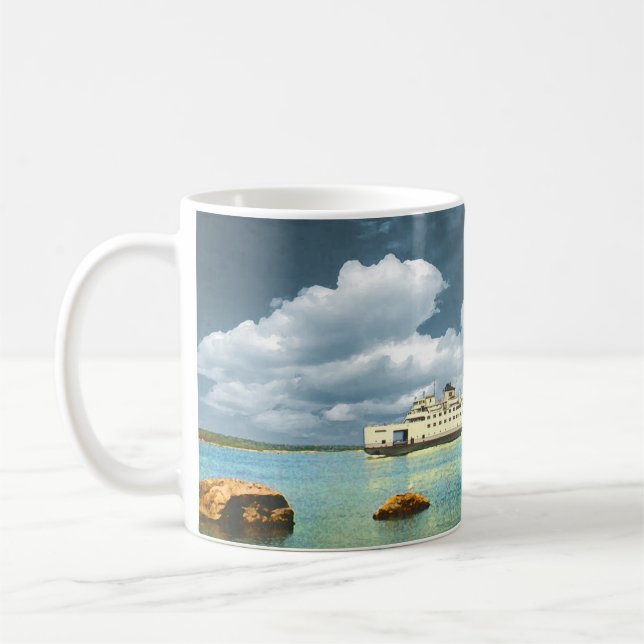 Martha's Vineyard Steamship Mug (Gauche)