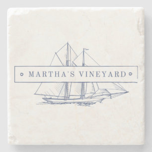 Martha's Vineyard Stone Coaster