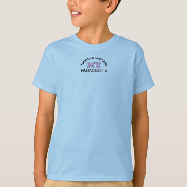 Martha's Vineyard "Varsity" Design. T-Shirt (Front)