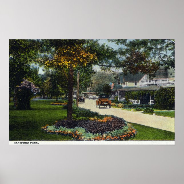 Martha's Vineyard, View of Hartford Park Poster (Front)