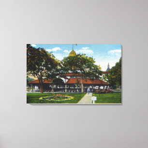 Martha's Vineyard, View of Methodist Canvas Print