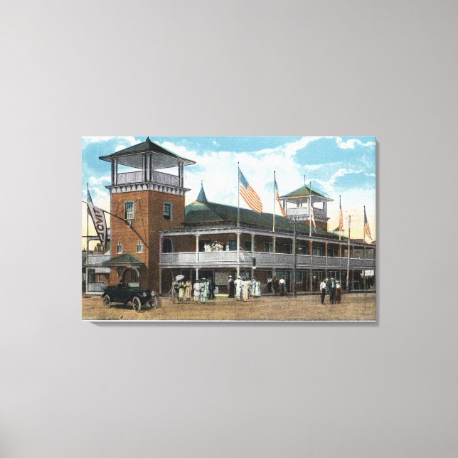 Martha's Vineyard, View of the Tivoli Canvas Print (Front)