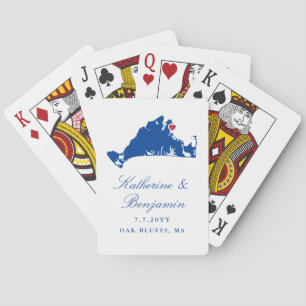 Martha's Vineyard Wedding Favour Vineyard Haven Pl Playing Cards