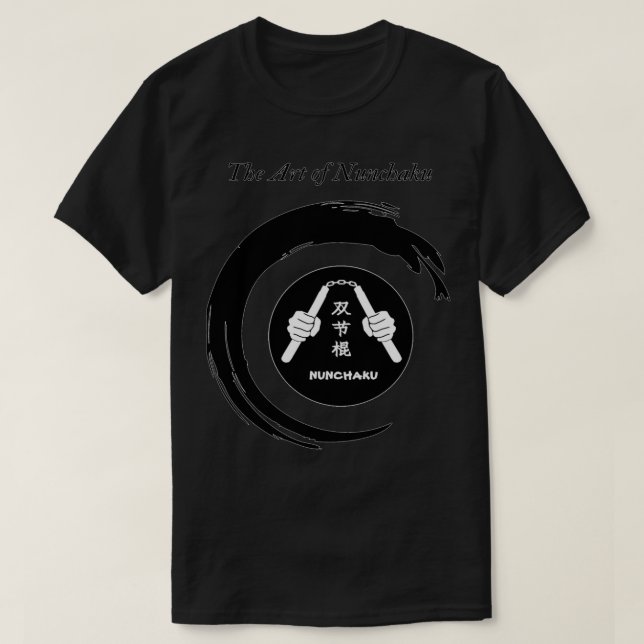 Martial Art Weapon NUNCHAKU 2 T-Shirt (Design Front)