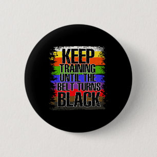 Martial Artist Black Belt - Tae Kwon Do - Karate  2 Inch Round Button