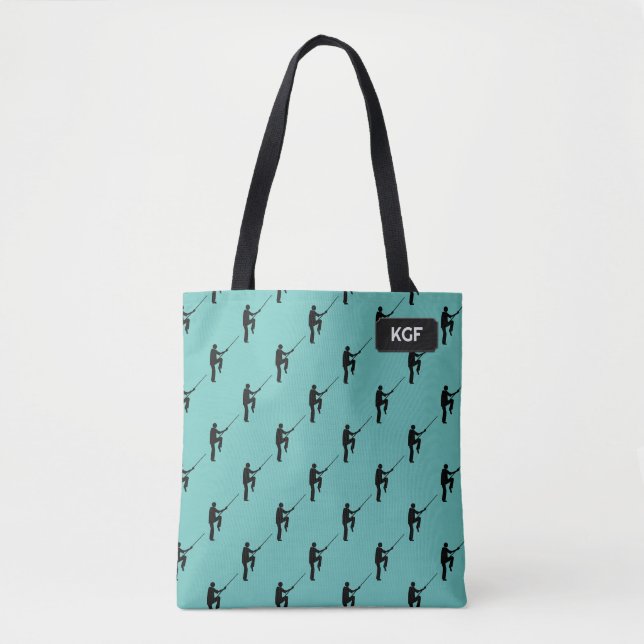 Martial Artists - Kung Fu - your initials / name Tote Bag (Front)