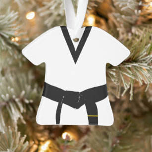 Martial Arts 1st Degree Black Belt Uniform Ornament
