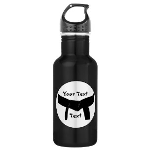 Martial Arts Basic Black Belt 532 Ml Water Bottle
