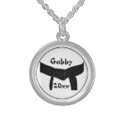 Martial Arts Basic Black Belt Collier