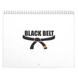 Martial Arts Black Belt in Training - Gift Idea Calendar